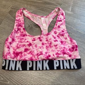 Pink Victoria’s Secret sports bra M